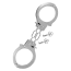 Наручники Fetish Tentation Enjoy Pain Soft Adjustable Metal Wrist Cuffs, срібні - Фото №1