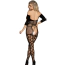 Комбинезон Star Night Fishnet Open Bra Bodystocking, черный - Фото №3