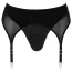 Трусики для страпона з підв'язками для панчіх Bad Kitty Thong With O-Ring, чорні - Фото №3
