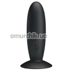 Анальна пробка з вібрацією Pretty Love Butt Plug Massager, чорна - Фото №1