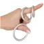 Набор из 3 эрекционных колец Metallic Silicone Cock Ring Set, серебряный - Фото №5
