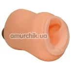 Мастурбатор з вібрацією Vibrating Mini Muschi, тілесний - Фото №1