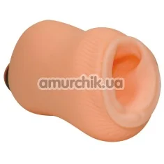Мастурбатор с вибрацией Vibrating Mini Muschi, телесный - Фото №1
