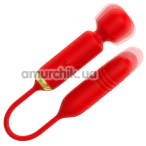 Универсальный вибромассажер с пульсатором Mia Toscana, красный - Фото №1