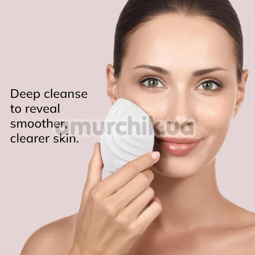 Ультразвуковая щетка для лица Geske Sonic Facial Brush 5 in 1, кремовая
