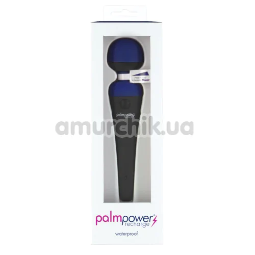 Універсальний вібромасажер Palm Power Recharge Massage Wand, синій