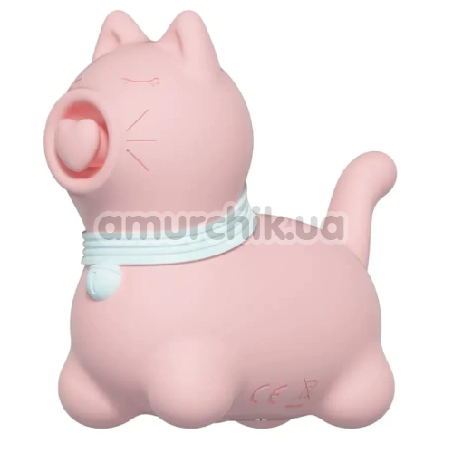 Клиторальный вибратор с пульсацией Univibe Sexy Kitty, розовый - Фото №1