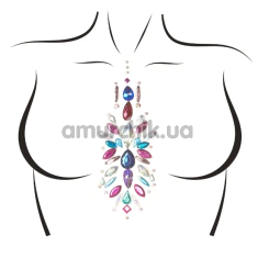 Прикраса для тіла Leg Avenue Xali Jewels Sticker, мультикольорова - Фото №1