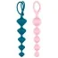 Набор из 2 анальных цепочек Satisfyer Love Beads, разноцветный - Фото №1
