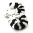 Наручники Furry Love Cuffs, зебра - Фото №2