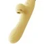 Вібратор з вакуумним стимулятором і підігрівом Zalo Rose Rabbit Vibrator, жовтий - Фото №2
