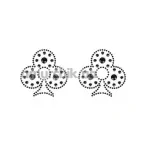 Украшения для сосков Crystal Pasties (модель PC01) - Фото №1