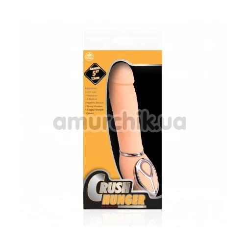 Вибратор Crush Hunger 5, телесный