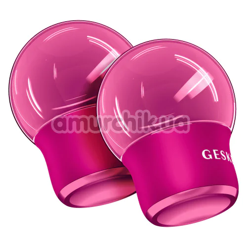 Масажер для обличчя та тіла Geske Cool & Warm Face and Body Massager 7 in 1, яскраво-рожевий