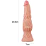 Фалоімітатор Dual-Layered Silicone Nature Cock LV411025, тілесний - Фото №2