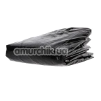 Лаковая простыня Taboom Wet Play King Size Bedsheet, черная - Фото №1