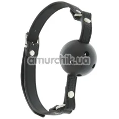 Кляп Dream Toys Blaze Luxury Fetish Breathable Ball Gag, черный - Фото №1