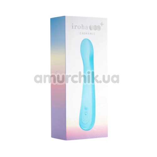 Вібратор Tenga Iroha Tsuki+ Aonami, блакитний