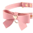 Ошейник с поводком Lockink Sevanda Love Heart Butterfly Leather Collar, розовый - Фото №5