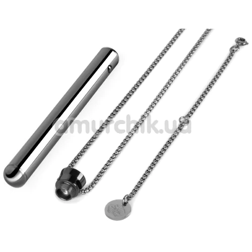 Клиторальный вибратор Le Wand Necklace Vibe, темно-серый