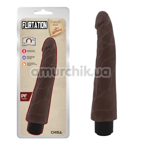 Вибратор Flirtation, коричневый