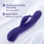 Вибратор Harper Rabbit Vibrator With Dual Stimulation, фиолетовый - Фото №14