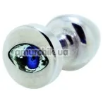 Анальна пробка з кристалом SWAROVSKI у вигляді ока Anni R Eye T1, срібна - Фото №1