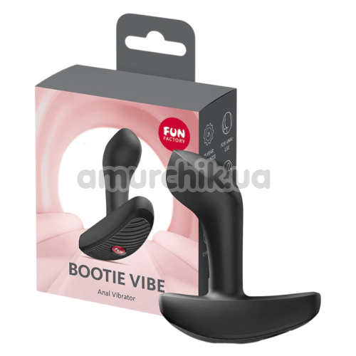 Анальна пробка з вібрацією Fun Factory Bootie Vibe, чорна