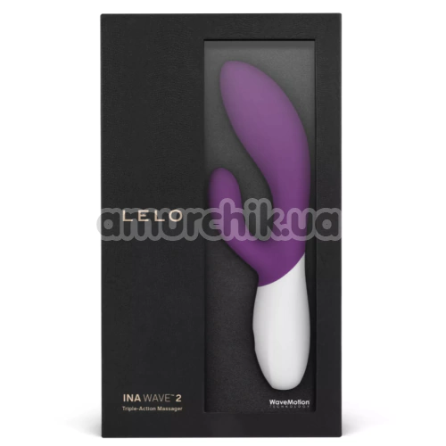 Вибратор Lelo Ina Wave 2 Plum (Лело Ина Вейв 2), фиолетовый
