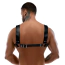 Портупея Zado Fetish Leather Chest Men Harness, черная - Фото №3