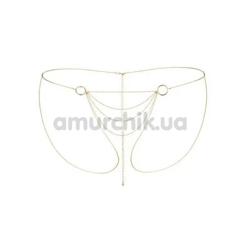 Прикраса для тіла Bijoux Indiscrets The Magnifique Collection Bikini Chain, золоте