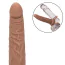 Анальная насадка с вибрацией Performance Maxx Rechargeable Dual Penetrator, коричневая - Фото №11