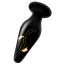 Анальная пробка Secret Kisses 4.5 Handblown Glass Plug For Experienced Users, черная - Фото №3