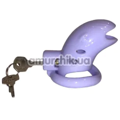 Пояс вірності Loveshop Chastity Cage, фіолетовий - Фото №1