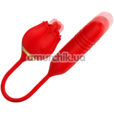 Симулятор орального секса для женщин с пульсатором Mia Vienna, красный - Фото №1