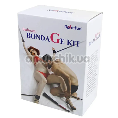 Бондажний набір Roomfun Bedroom Bondage Kit, чорний