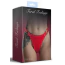 Трусики Feral Feelings String Bikini Leather, красные - Фото №4