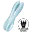 Клиторальный вибратор Satisfyer Threesome 1, голубой - Фото №2