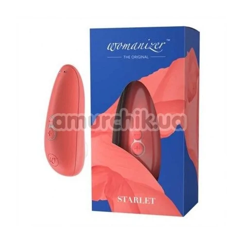 Симулятор орального секса для женщин Womanizer Starlet 2, коралловый