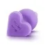 Анальная пробка Play With Me Naughty Candy Hearts Do Me Now, фиолетовая - Фото №2