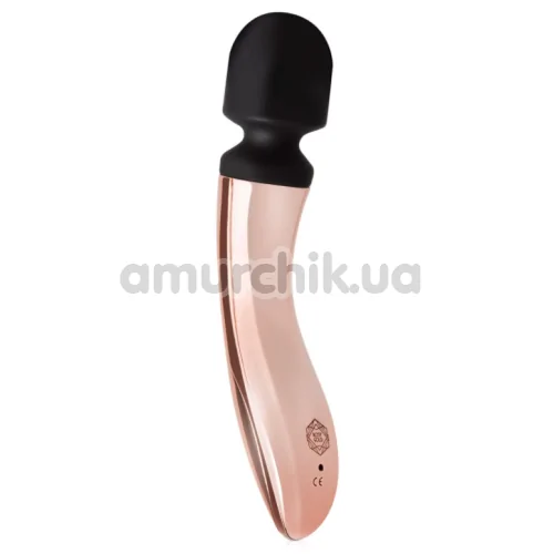 Универсальный вибромассажер Rosy Gold Nouveau Curve Massager, розовый