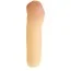 Насадка-удлинитель пениса Cyberskin 1.5 Transformer Penis Extension, телесная - Фото №3