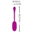 Виброяйцо XouXou Super Soft Silicone Love Ball, розовое - Фото №11