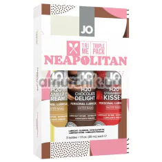 Набор оральных лубрикантов JO TriMe Triple Pack Neapolitan - Фото №1