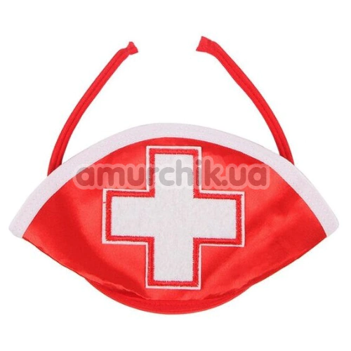 Костюм медсестры Star Night Naughty Nurse Costume Set, белый: боди + повязка на голову