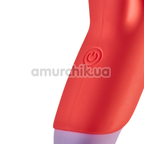 Вібратор Love Signal Double Beat, кораловий