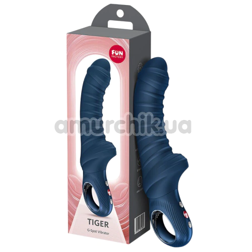 Вибратор для точки G Fun Factory Tiger, синий