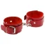 Фиксаторы для ног sLash Leather Standart Leg Cuffs, красные - Фото №1