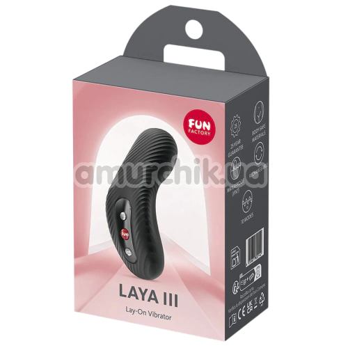 Клиторальный вибратор Fun Factory Laya III, черный