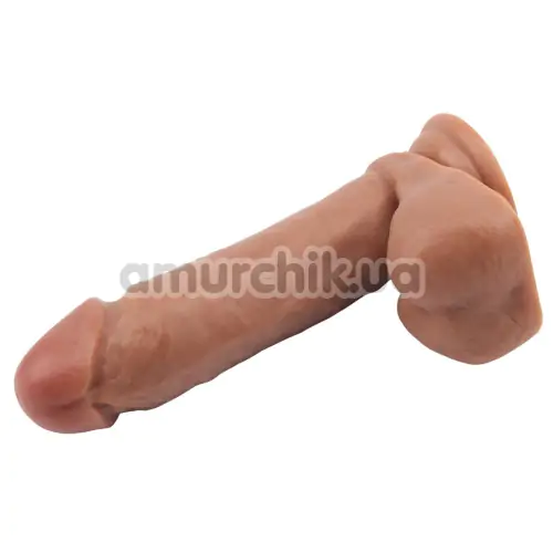 Фалоімітатор Fashion Dude Cock 7.9, коричневий